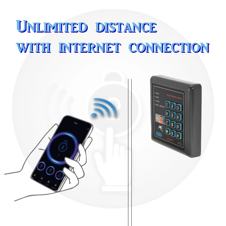 Aei Apo Dk2872(p1) Weatherproof Standalone Keypad Tuya Smart Life App Support Plastic Case