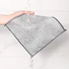 Paño de limpieza fino de hilo plateado premium de una sola capa de 20*20 cm