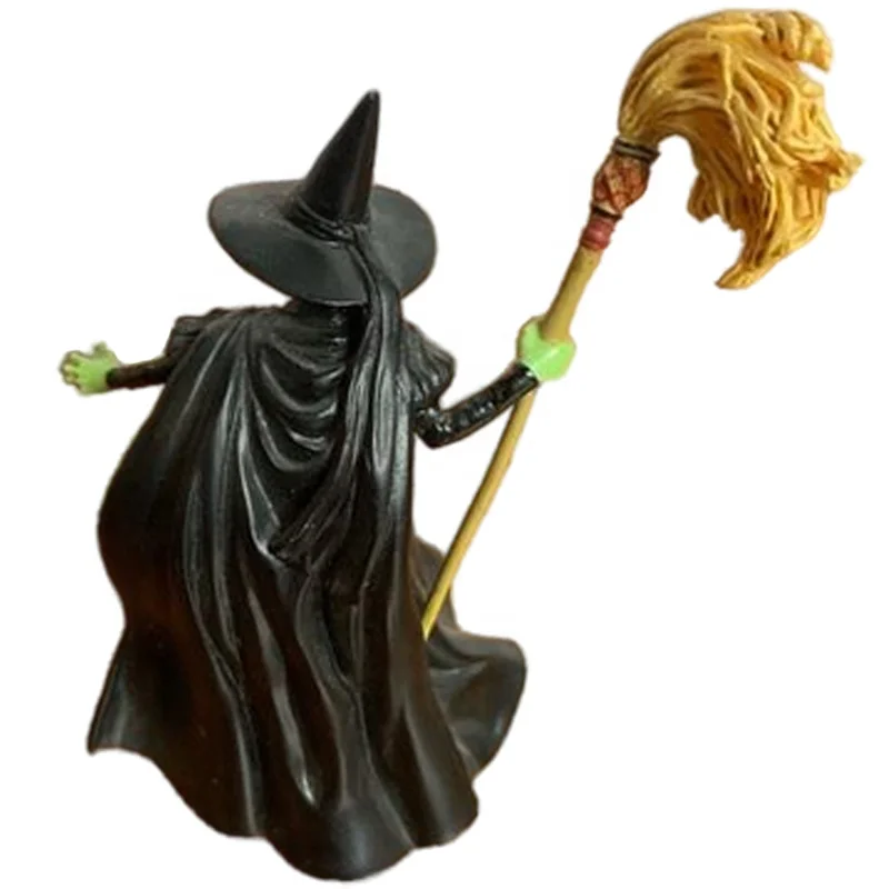 EUROPALMS Statuetta di Halloween con saggezza animata, 50 cm, personaggio animato con sfera magica