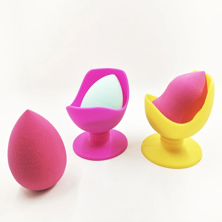 Оптовая продажа силиконовая подставка для губки макияжа