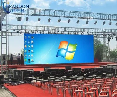 TUV Outdoor Rental LED Display P6 SDK 1R1G1B 6000cd/Sqm Waterproof
