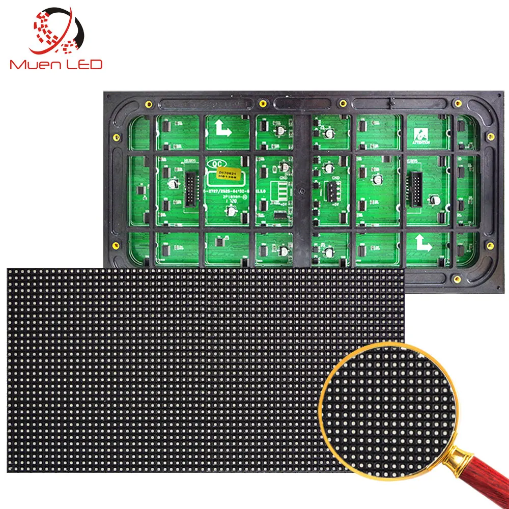 For 2pcs P5 Indoor Led Screen Panel 64x32 Pixels Led Display Module 16 Scan 320x160mm Full