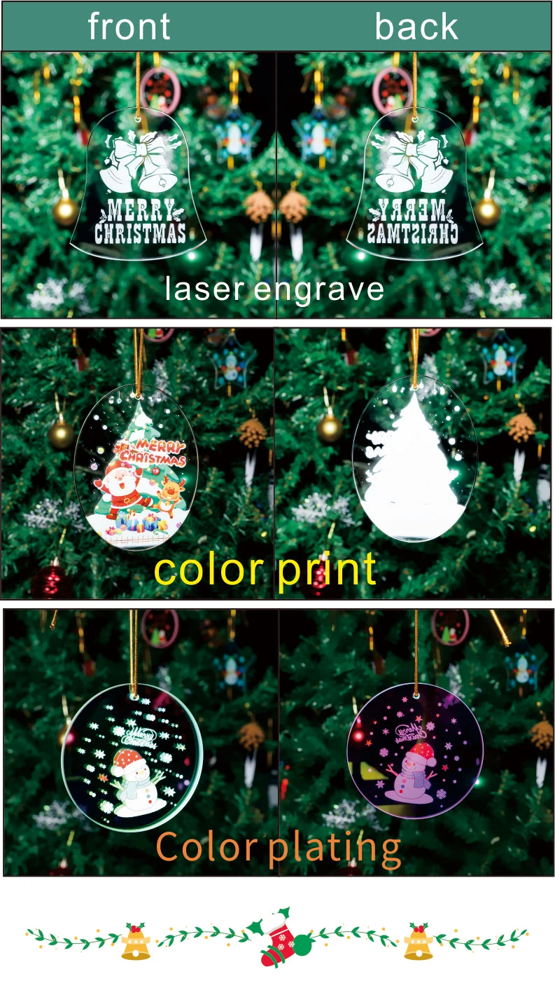 product hot sale crystal glass hanging ornaments christmas  tree decoration  gifts for girlfriend kids-32