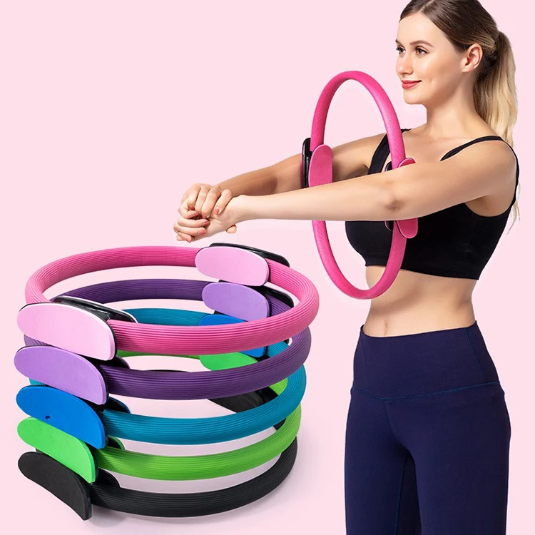 Yoga Equipment Yoga Ring Pilates Ring Yoga Circles Fitness Sport Home Training Resistance Support Tool Calf Massage, Pilates Ring With Massage Points - Gym Equipment And Yoga Products Price