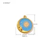 Crescent Sun Charm