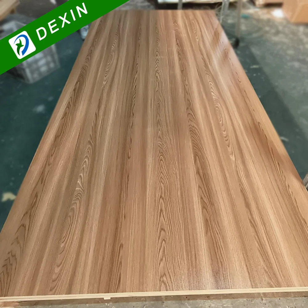 18mm E1 Grade Melamine Faced Contreplaqu 4x8 Laminated Marine Plywood/ Ply Board Sheet for Cupboard