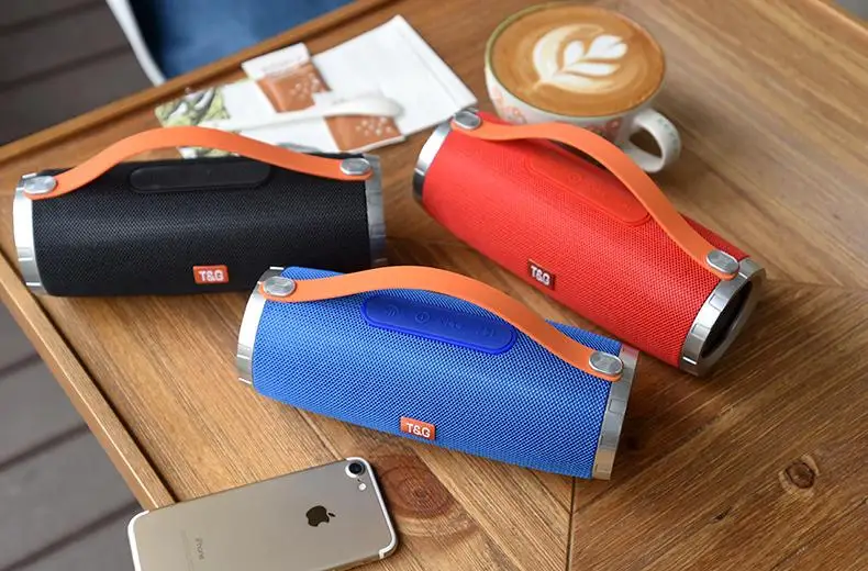 TG109 High-quality IPX4 Waterproof BT Portable Fabric Bluetooth Speaker 10 Watt Support OEM Brand Wireless Great Bass Bluetooth - ANKUX.COM