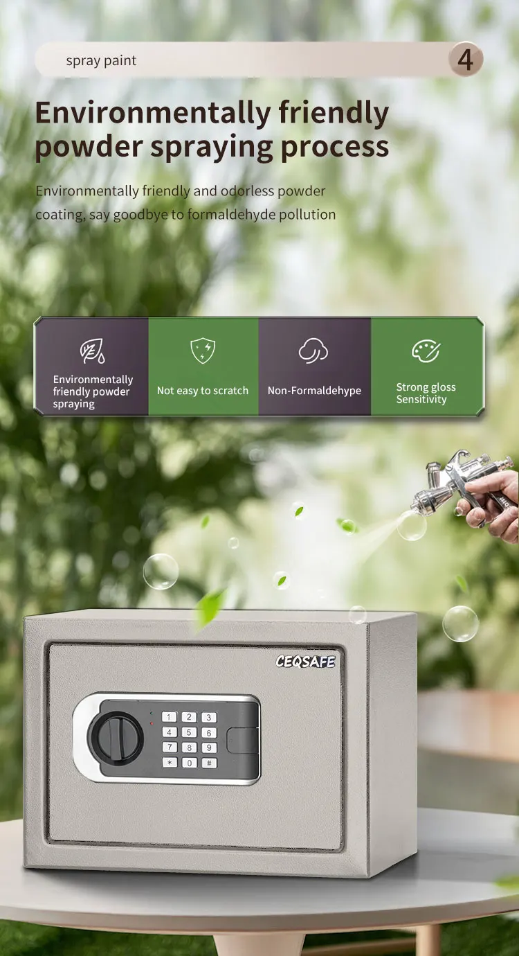 CEQSAFE American High-end Mini Electronic Digital Lock Security Safe Box for Money supplier