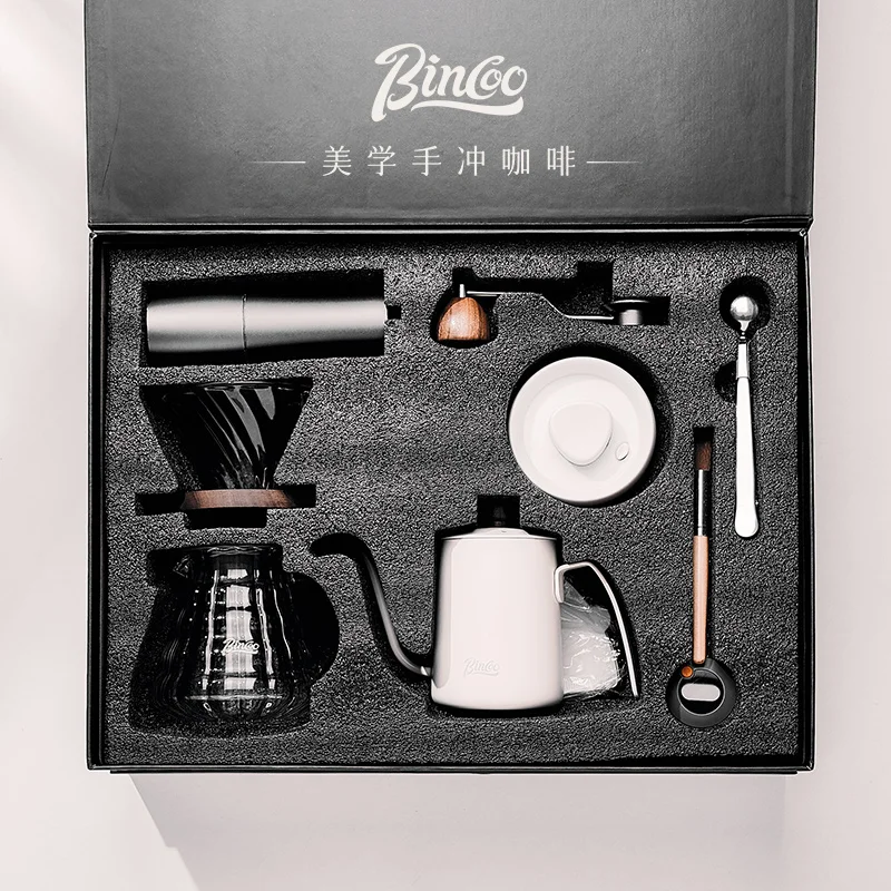 Bincoo Travel Pour Over Coffee Maker Gift Set All in 1 Coffee Accessories  Tools