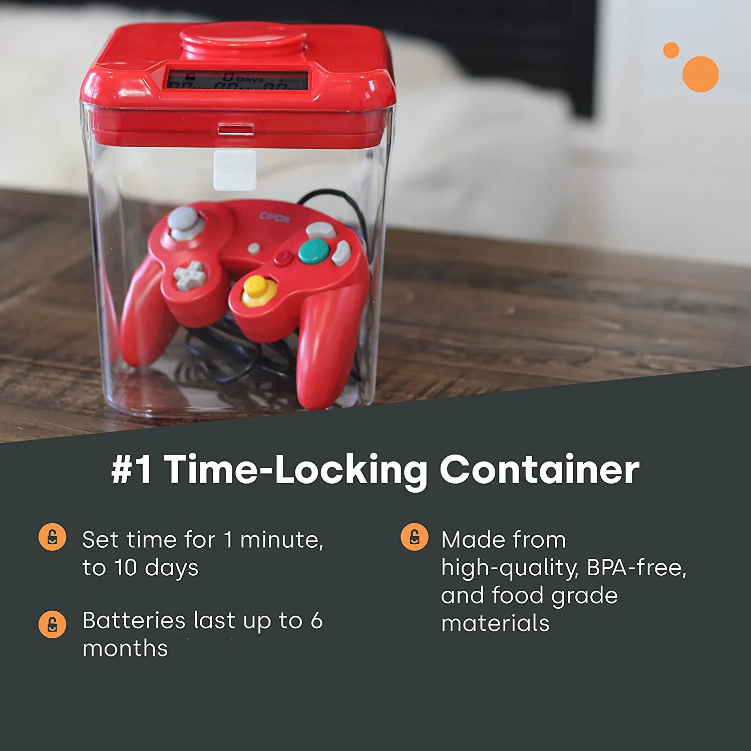 Time Locking Container Pantry Food Storage Lock Box That Collecting