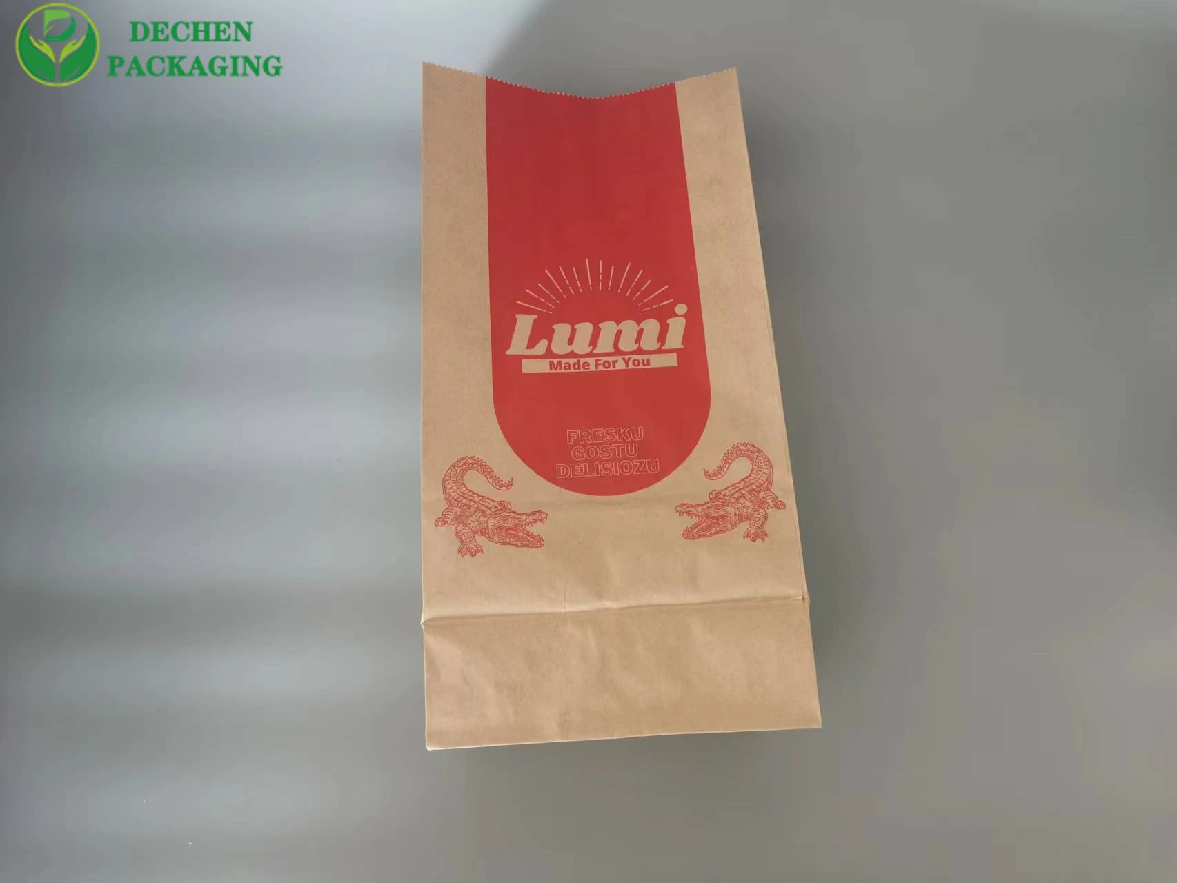 Sacs alimentaires Hot take away bags emballages alimentaires hamburger PAPER BAGS