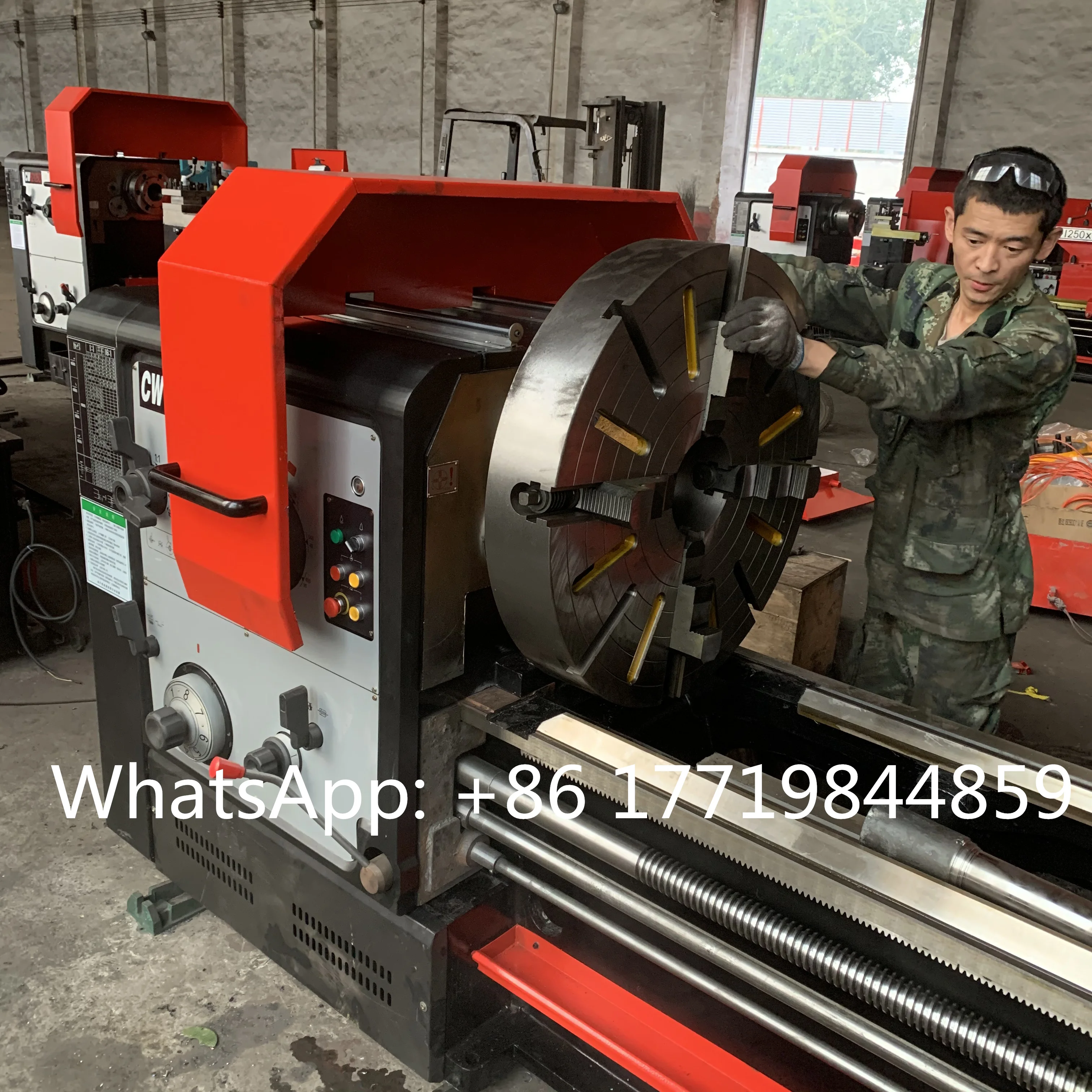 CW62125Q Horizontal Heavy Duty Gap Lathe Machine with ISO9001