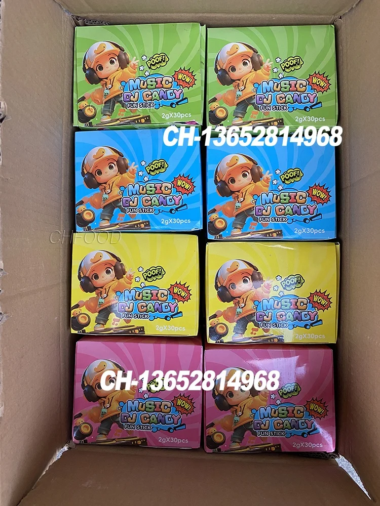 Wholesale Low MOQ Music DJ Candy Plastic Voice Toy With Sweet Tablet Hard Candy for Kids