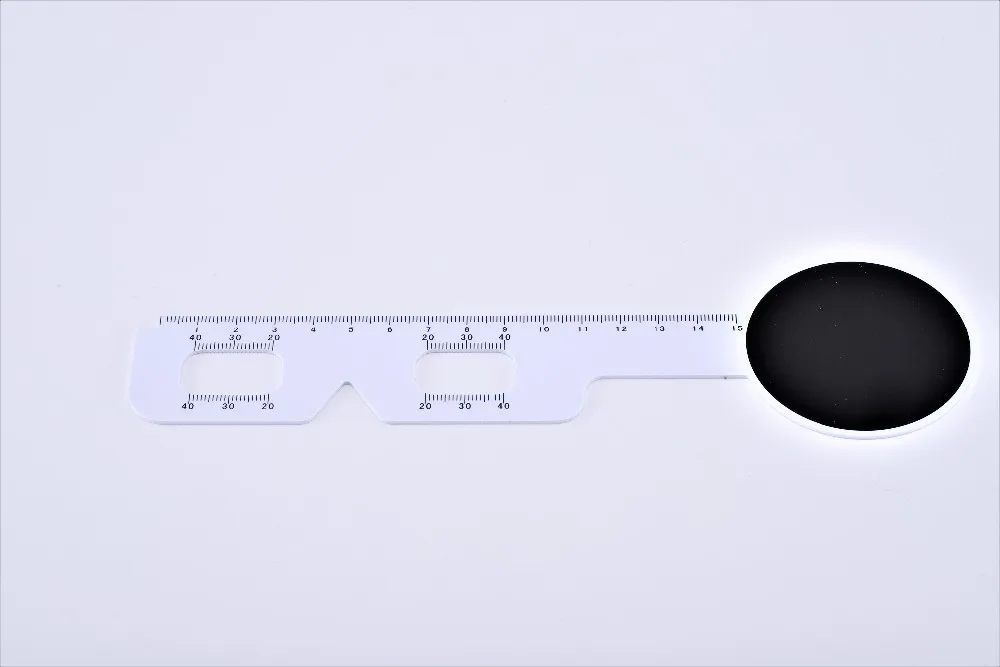 Ophthalmology Equipment Optical PD Ruler with Eye Occluder Plastic Instruments