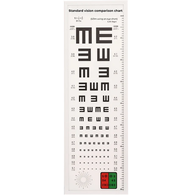 High Quality Aluminum Alloy Frame LED Eye Chart Light Box Led Visual Acuiti Chart Lcd Acuity Chart Distance for Visual Test