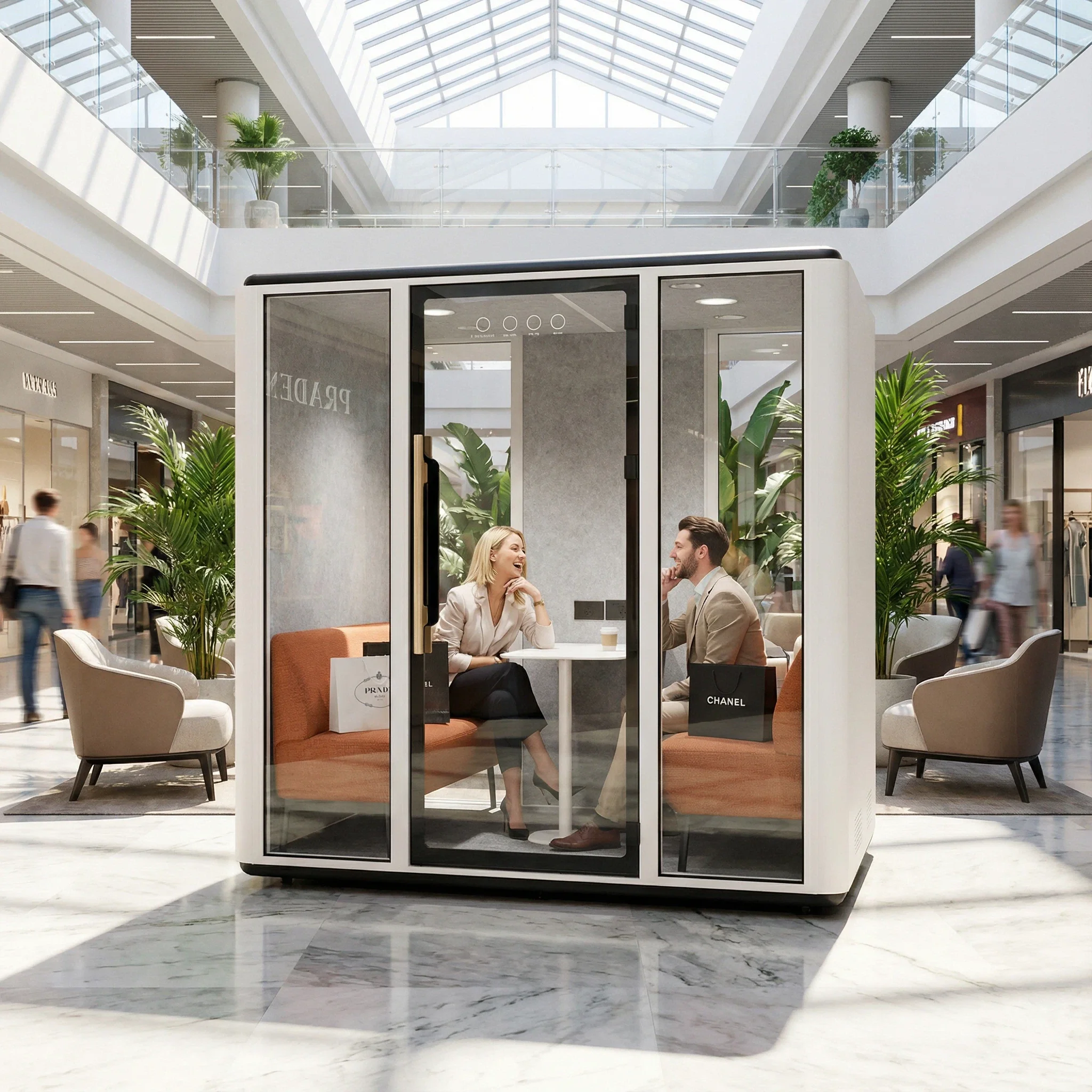 Modern Meeting Booth Cabin Working Pod Soundproof Office Phone Booth Soundproof Cabin Soundproof Booth Office Phone Pods