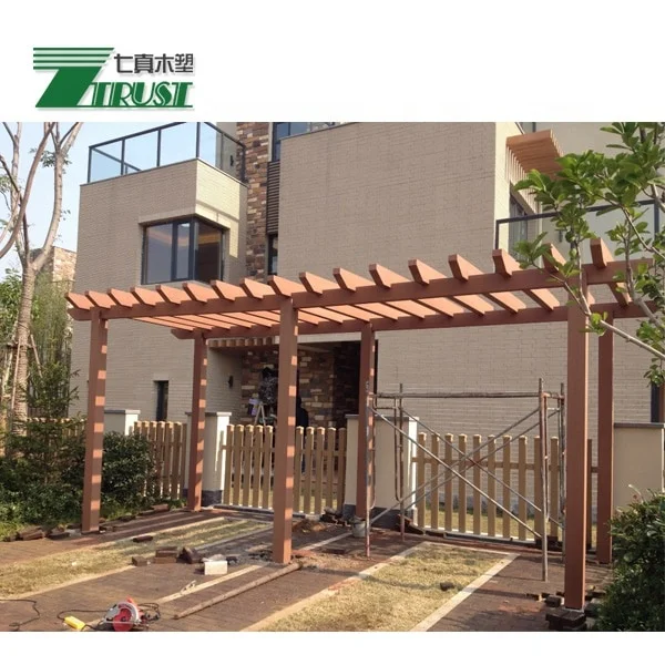 Landscape Gazebo Customized WPC Pergola