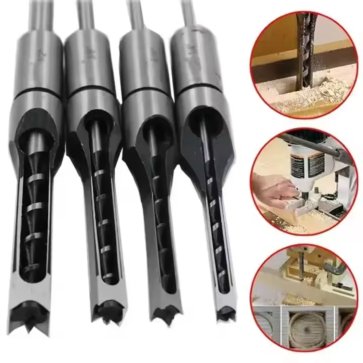 Square Countersink Adjustable Replaceable Square Hole Drill Bit Set Square Hole Cutter