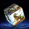 [Dinosaurio] 24 caja de color magnética 6*6cm