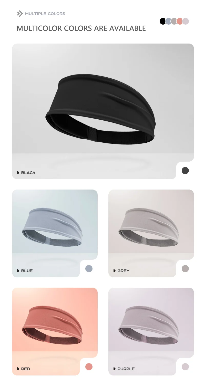 Cinta Para La Cabeza Deportiva VALUEU - Absorbe El Sudor, Secado Rápido, Talla Única, Para Running, Yoga, Gimnasio - Colores Varios