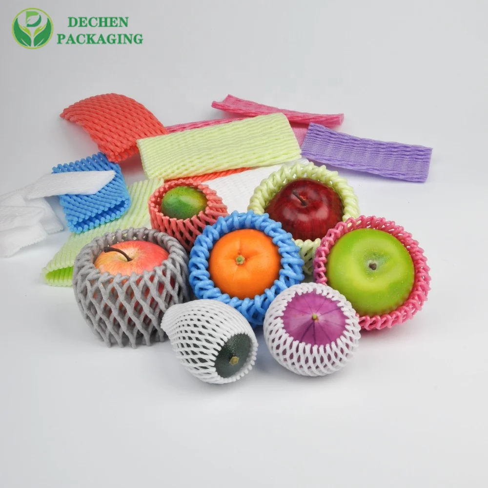 Bottle Sleeve Mango Pack Material Foam Net Fruit Packaging