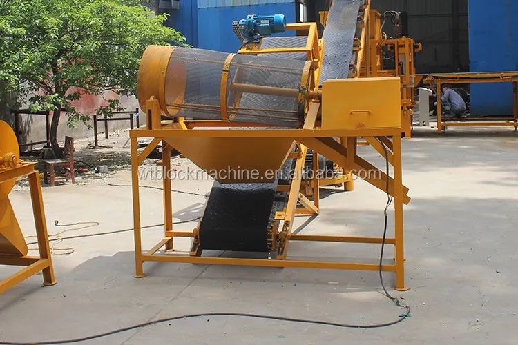 Vibrating Soil Sieve for Screening Fine Clay for Environmentally Friendly Brick Production