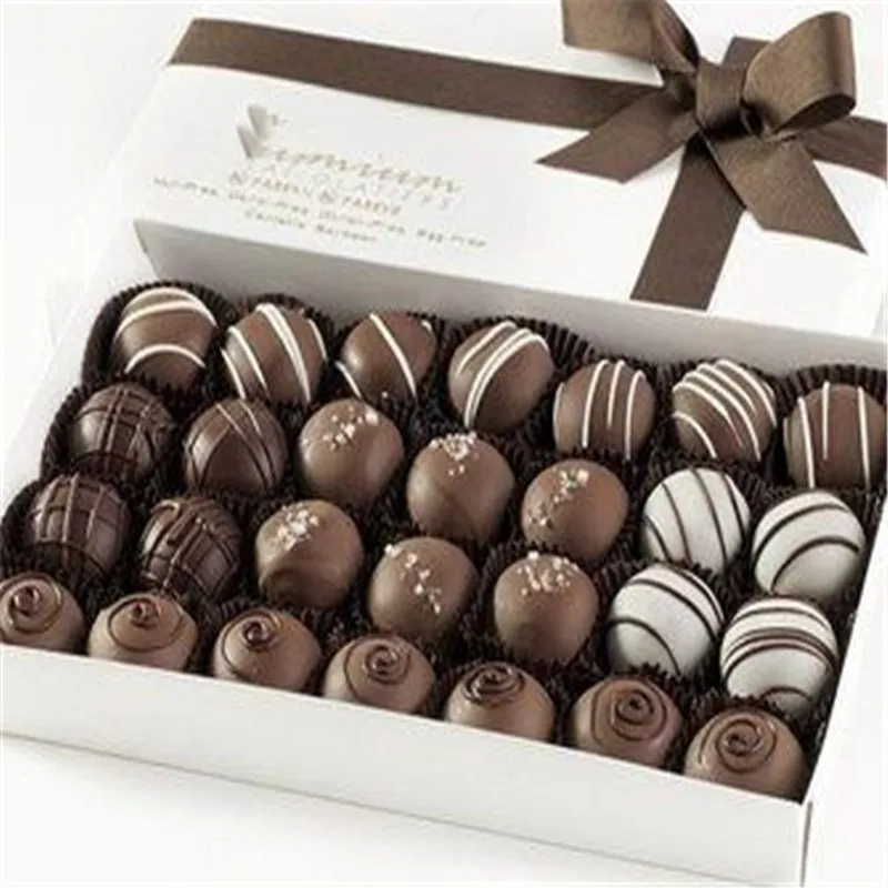 
 Роскошные шоколадные коробки с прозрачными крышками на заказ оптом, шоколадные коробки с вставками/пластиковые лотки  