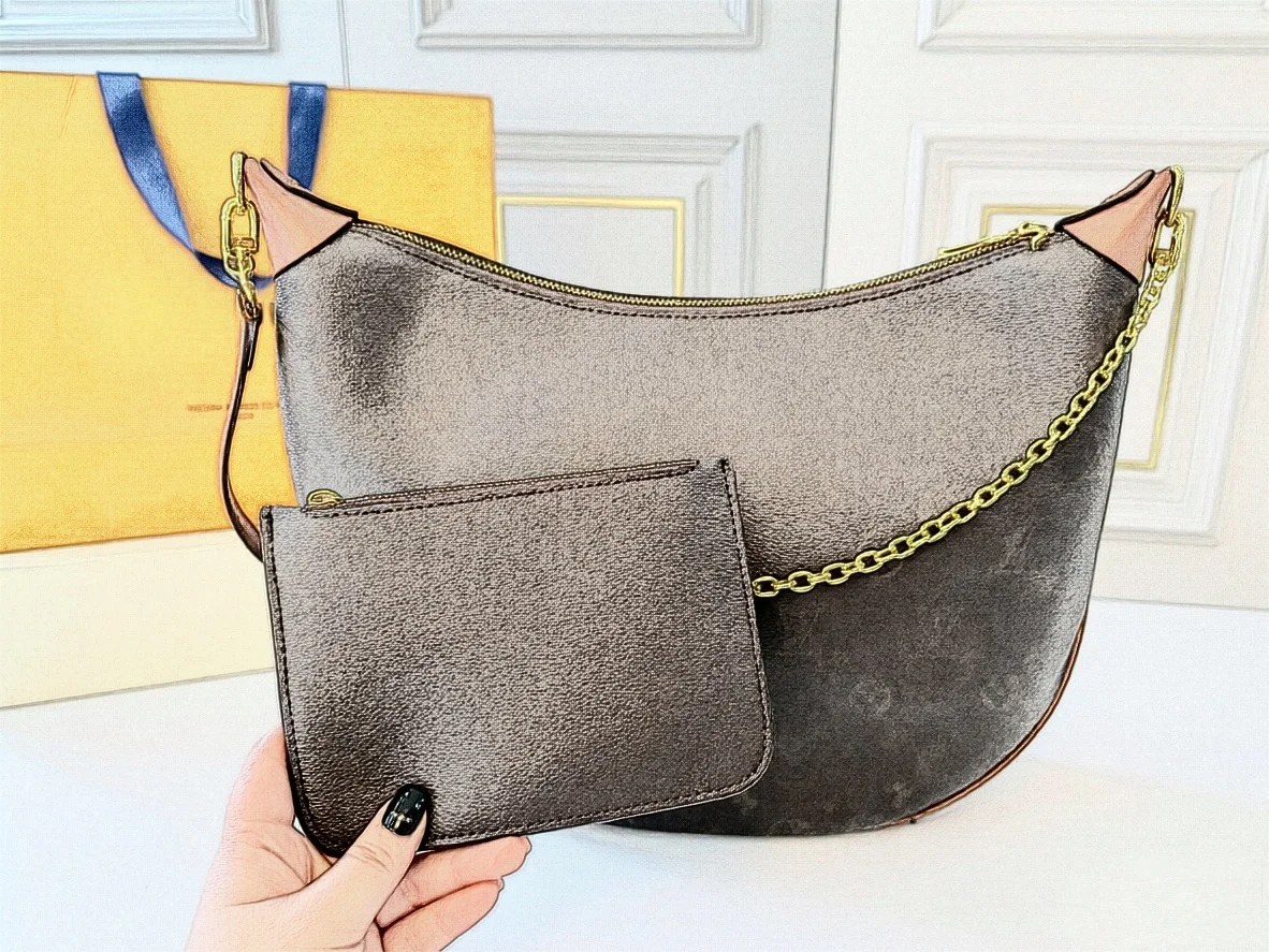 Full-grain Genuine Leather Zipper Closure Single Strap Summer Dumpling Croissant Womens Crescent Niche Crossbody High-end