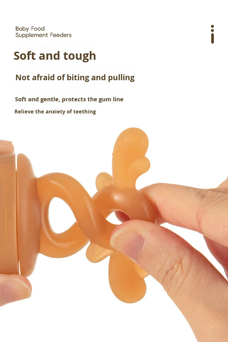 Silicone Baby Nipple Fruit Vegetable Teether Food Grade Pacifier Infant Supplies for Teething Toy and Baby Food FRUIT FEEDER factory