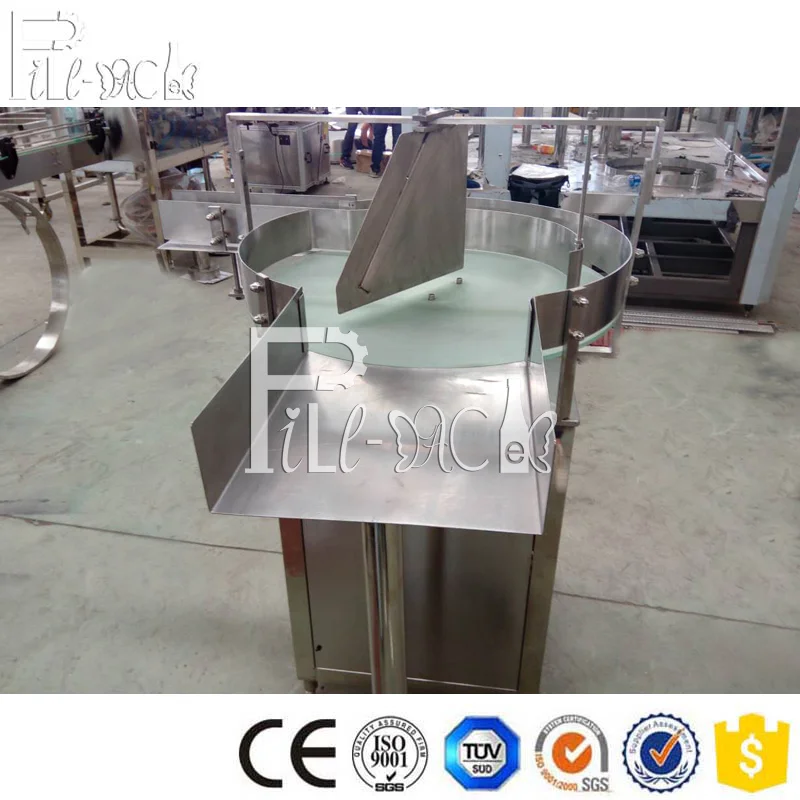 6000BPH Sorting Rotary Bottle Feeding With Accumulation Table
