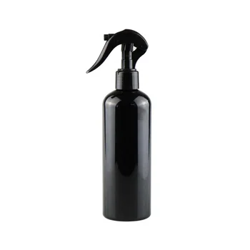 Black Plastic Bottles 300ml Spray Bottle 10 Oz Empty Plastic Trigger ...