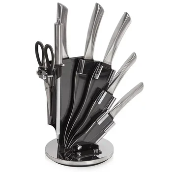 8 PCS High Quality Stainless Steel Cutlery Kitchen Knife Set With Hollow Handle