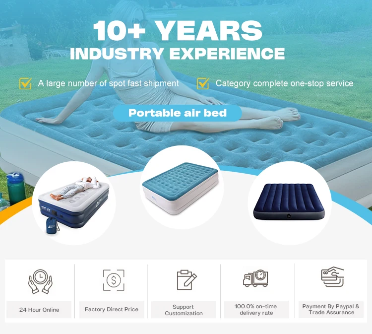 Mirakey Custom Queen Convertible Inflatable Furniture Self-Inflating ...