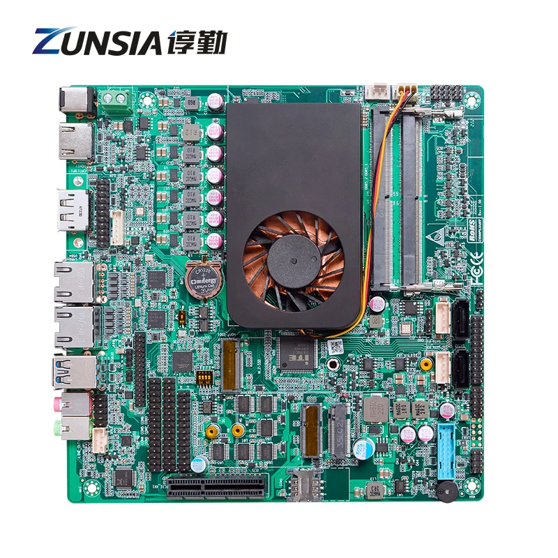 Zusia 12th Gen Core I5 I7 I5-12450H DDR5 2 LAN 6*Com VGA LVDS X86 Mini ITX Motherboard for Payment Self-Service Machines Kiosk