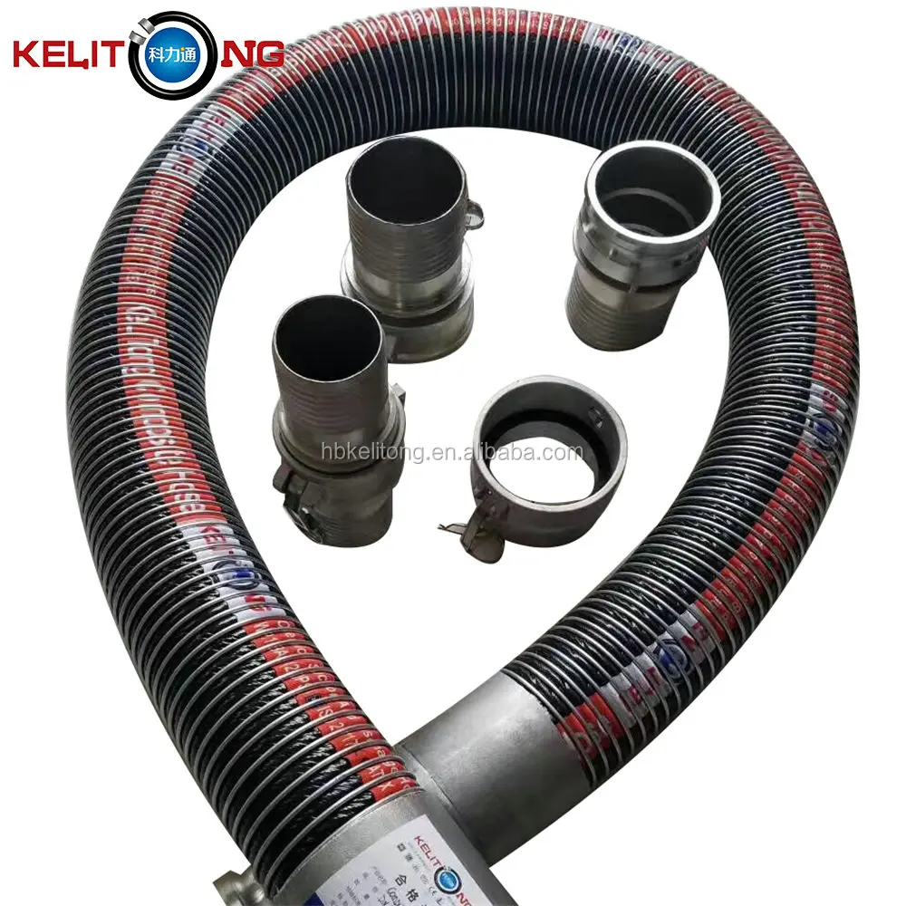 Composite Suction Tanker Unloading Bunkering Flexible High Pressure Composite Fuel Oil Delivery Flexible Oil Bunker Hose