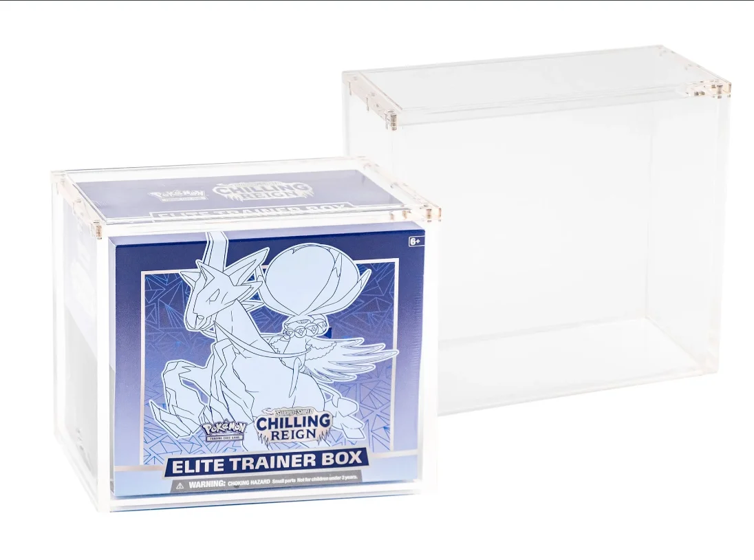 Pokemon Booster Box - Custom Acrylic Case Protection Pokemon Booster Box - Custom Acrylic Case Protection