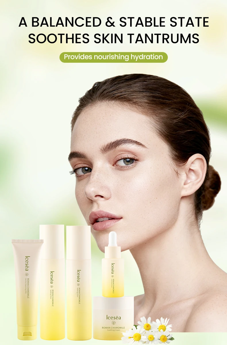 Icesea Australia Chamomile Facial Skin Care Set for Sensitive Skin-Moisturizer Soothing Redness & Dryness Relief(pic5)
