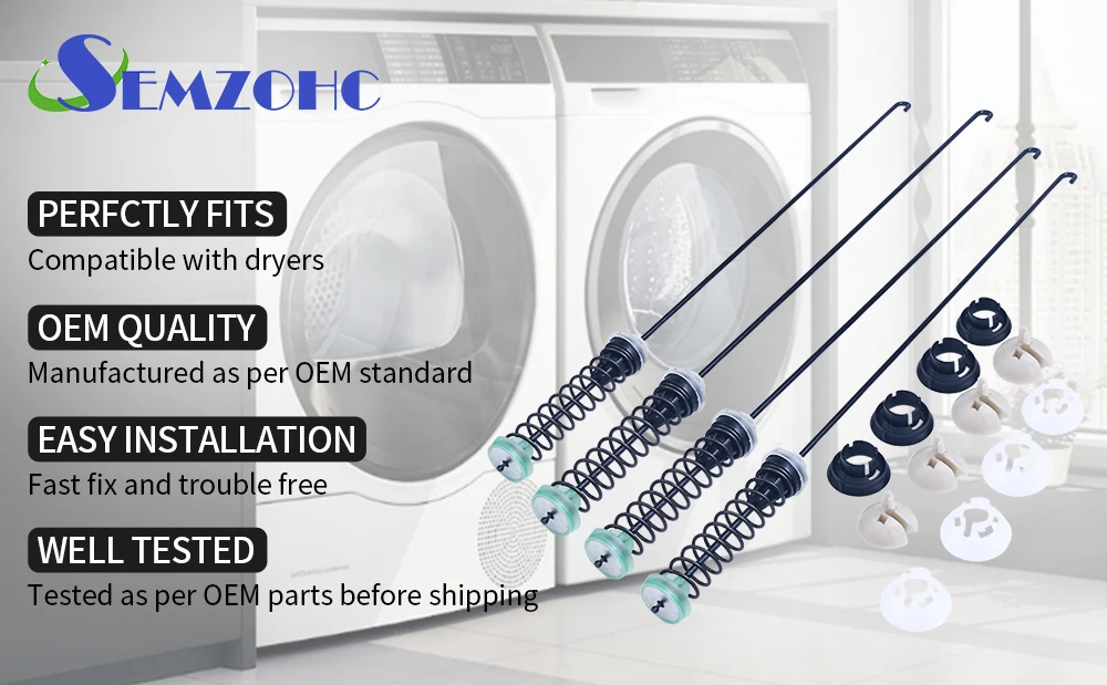 Jointgo Washer replacement parts Washer Suspension Kit Replacement Washing Machine PARTS  Electric 2 Years  W11130362 factory