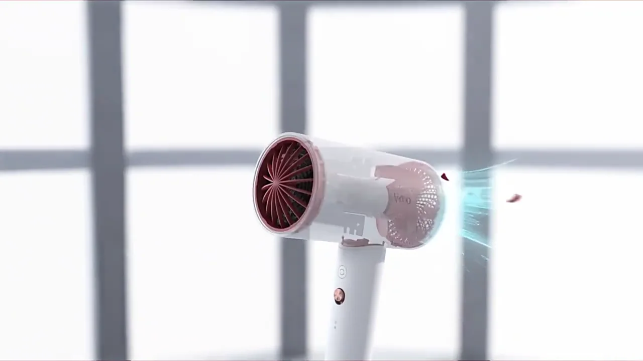 Apiyoo Nano Ionic Blow Dryer Professional Salon Hair Blow Dryer