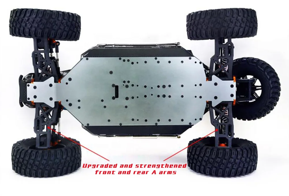 ZDレーシング 1/7 RC ROCKET DBX07 4WDデザートバギー Compatible With