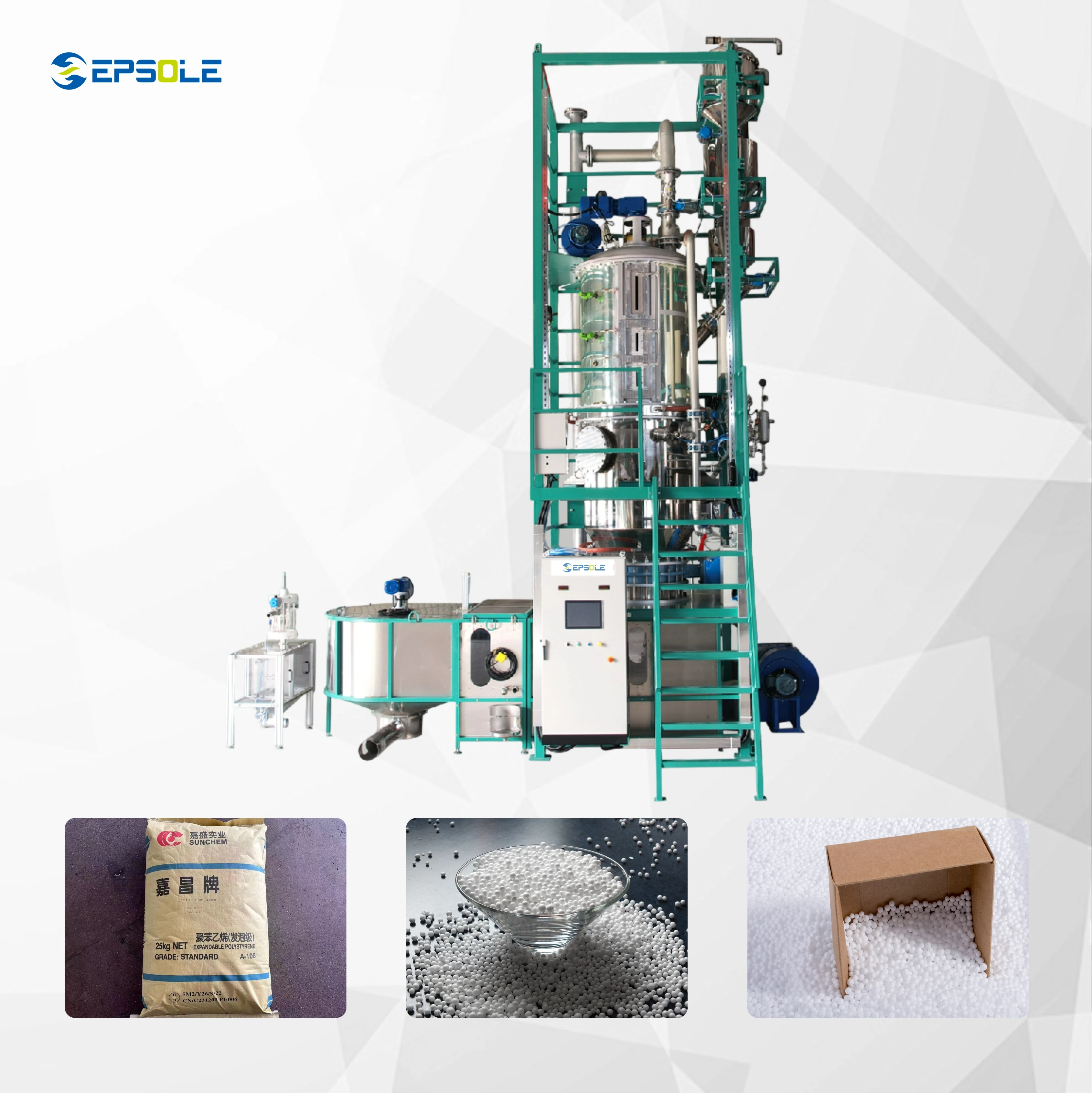 Small EPS Foam Production Line | Continuous Expandable Polystyrene Pre Expander