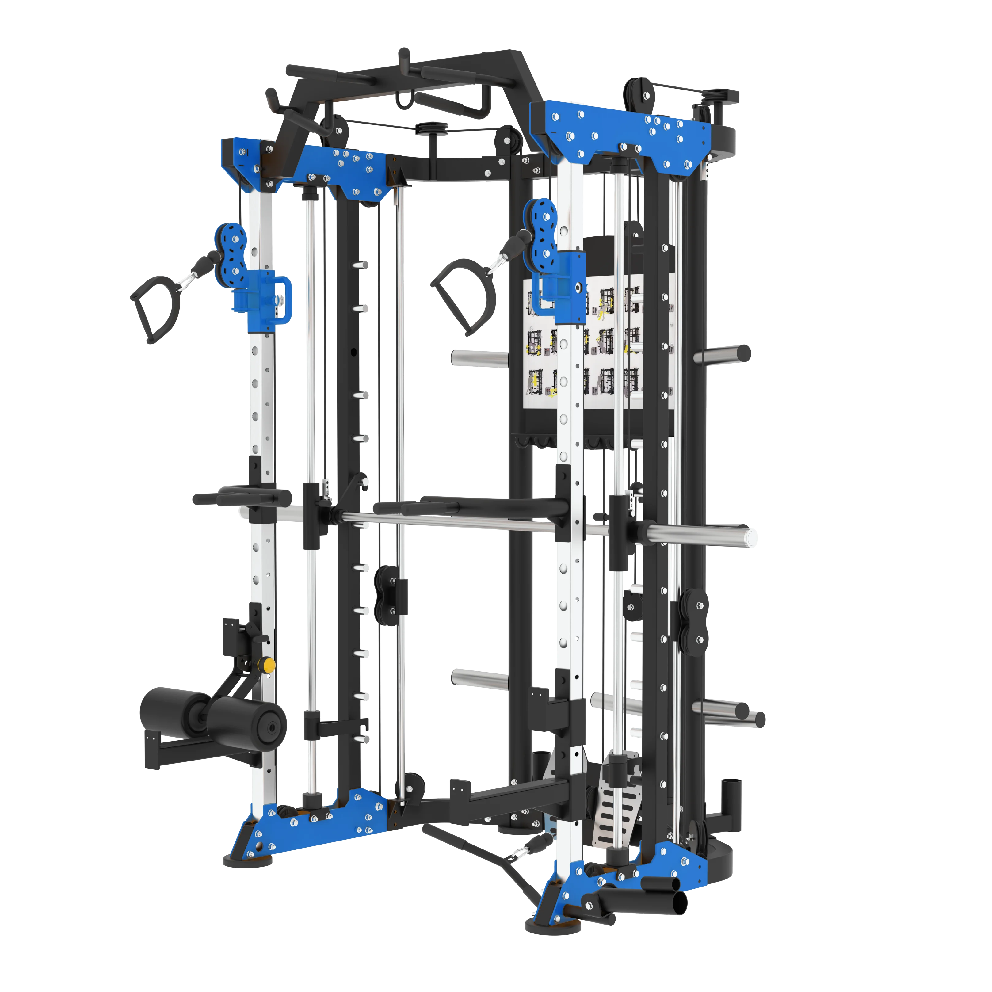 MND-C80 Multi-Functional Smith Power Cage - Gym Equipment