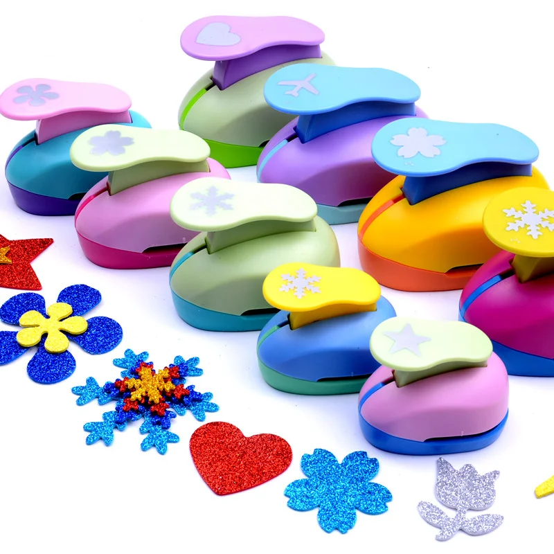 Оптовая продажа 2024 новый дизайн дырокол для тиснения детский бумажный поделок