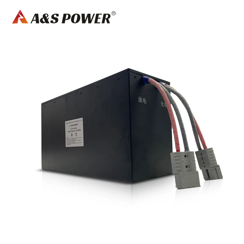 A&S Power 12.8V 300Ah 310Ah Solar energy deep cycle LFP rechargeanle prismatic lifepo4 battery