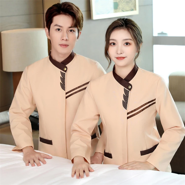 Made In China Modern Hotel Cleaning Serveuse Staff Uniform For Restaurant  Waiters