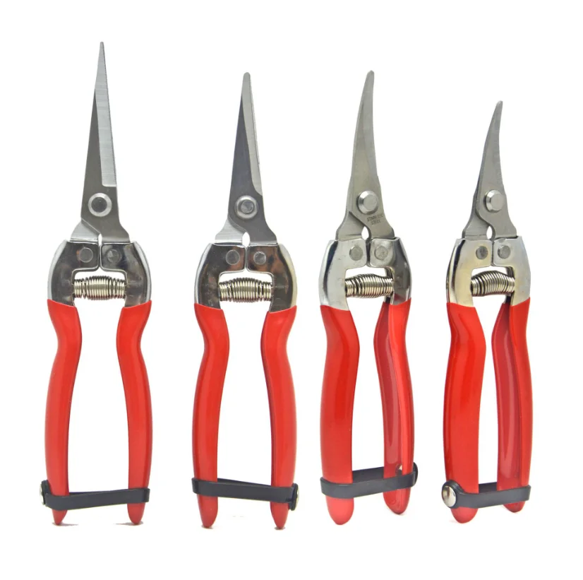 Factory Professional Tree apple Fruit Branches Garden Scissors Pruning Shears With Stainless Steel Blade