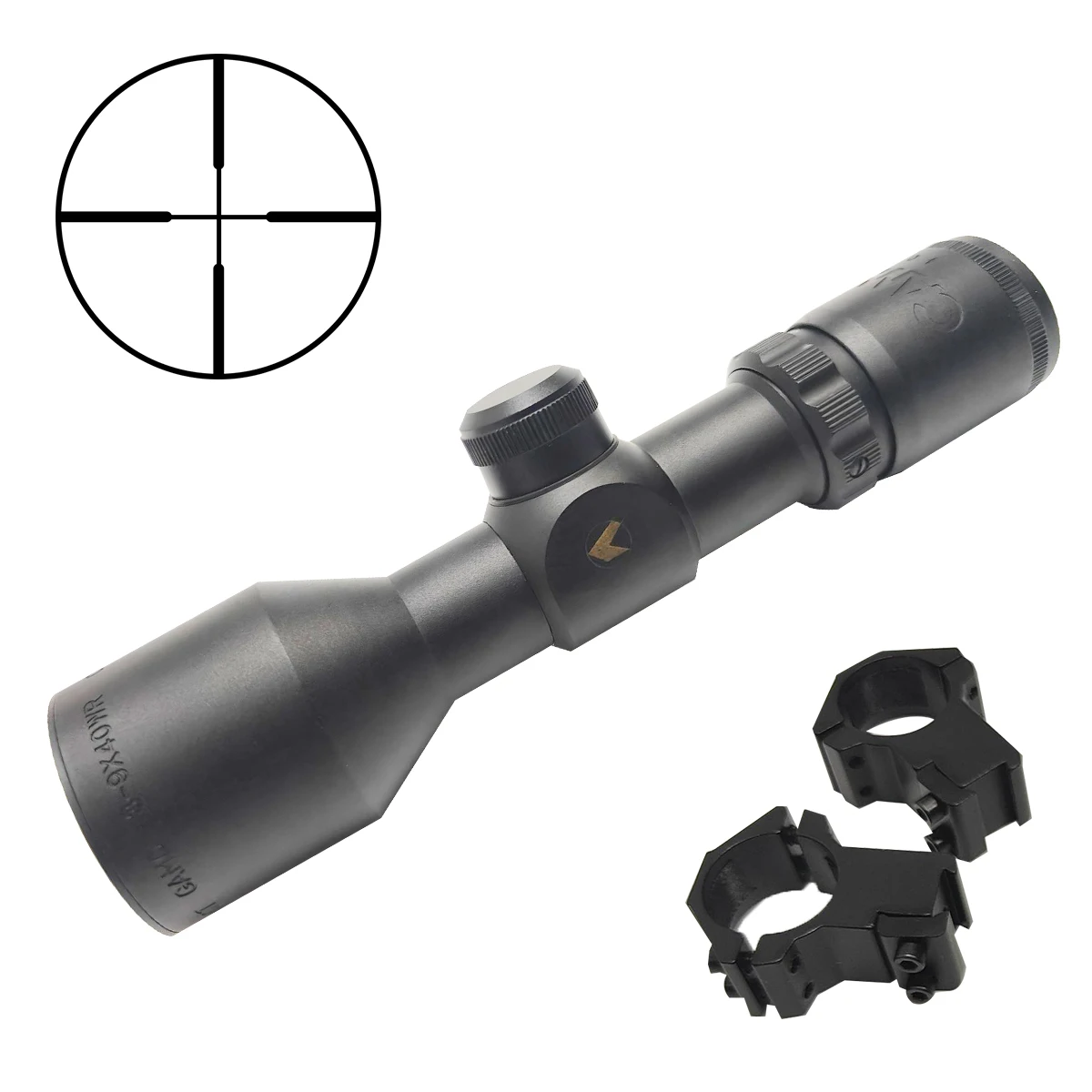 Hunting Scope 4x32 Tactical Compact Scope Red Green Illuminated Optic ...