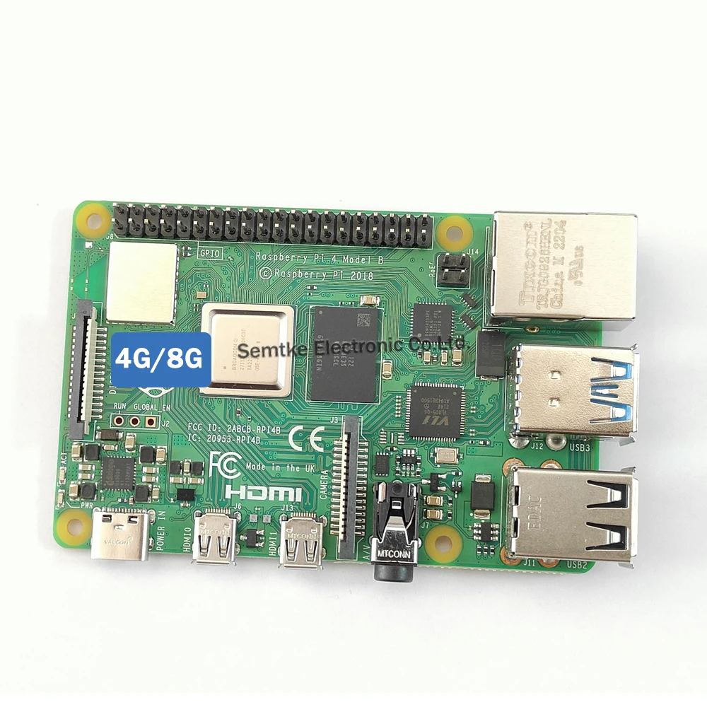 Original Raspberry Pi Model Pi4 4b 1gb 2gb 4gb 8gb Ram Starter Kit ...