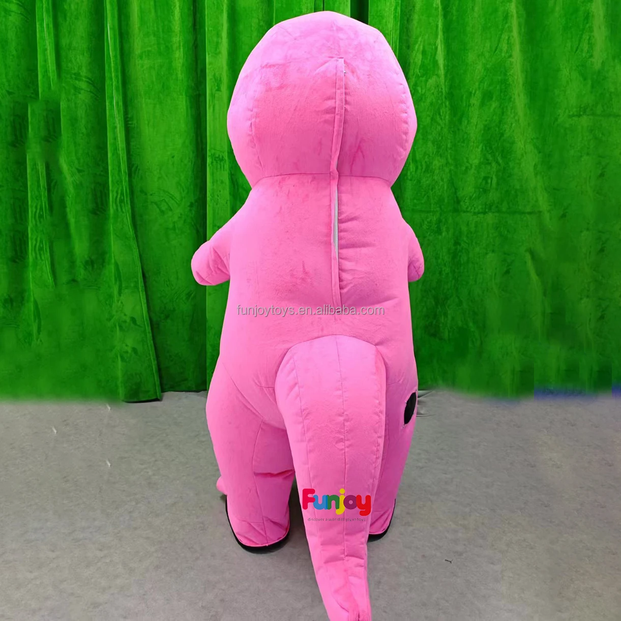 Barney Inflatable Pool 2m Unisex Inflatable Pink Barney Mascot Costume - Plush Dinosaur