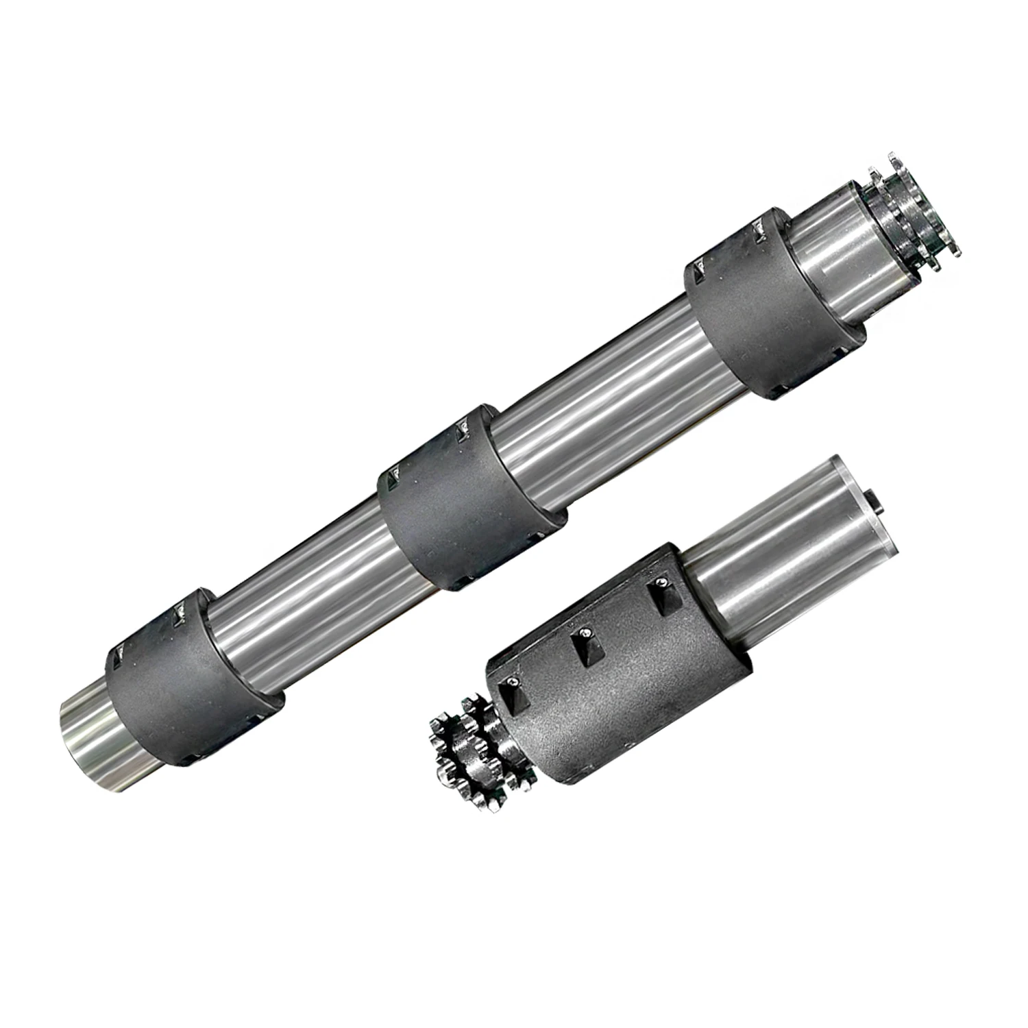 HD Double Row Roller Sprocket Idler Gear Automatic Power Roller with Sheath and Polyurethane Coating Non-Power